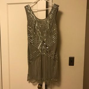 Beaded dress by Adrianna Papell